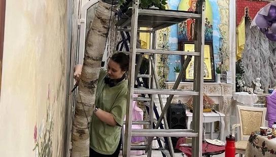 Студенты Института культуры и искусства приняли участие в реставрации собора