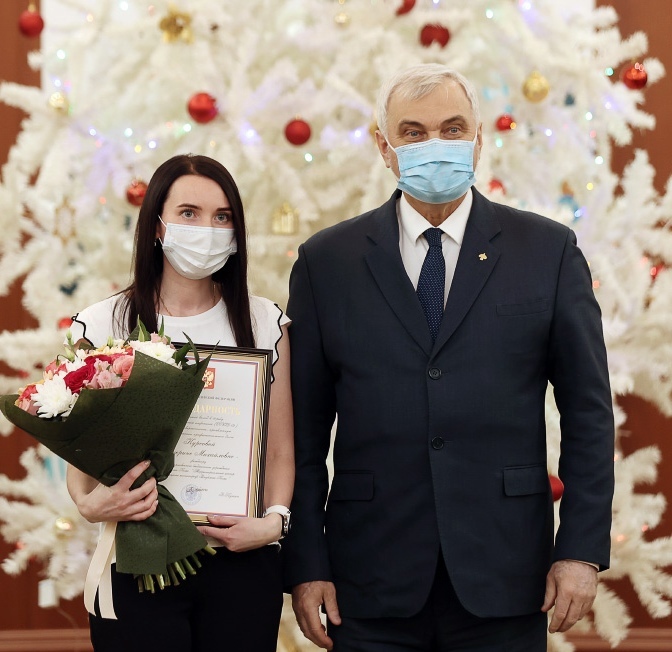 За вклад в борьбу с COVID – 19: студентка СГУ им. Питирима Сорокина получила благодарность Президента РФ